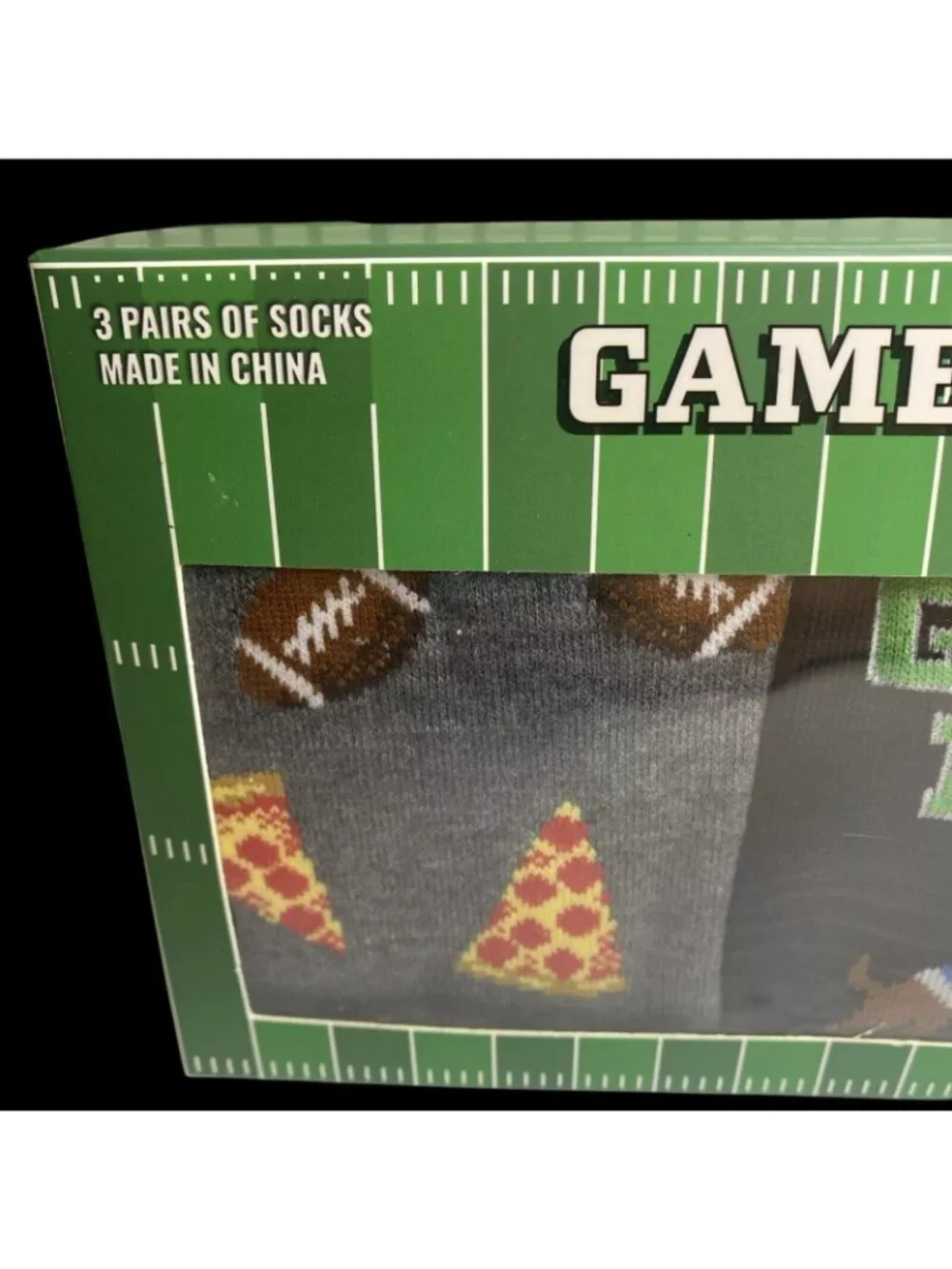 Men's Game Day Football Crew Socks Gift Set - Size 6-12 - New in Box